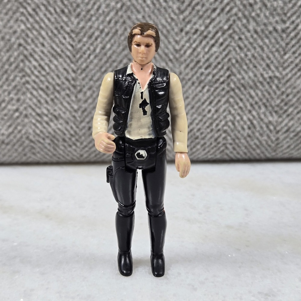 Vintage 1977 Star Wars Han Solo (Small Head) Kenner Action Figure No Accessories